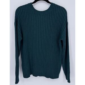 Jessica Simpson Ribbed Knit Sweater Teal‎ Size M NWT